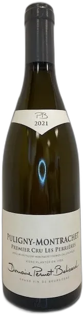 photo Domaine Pernot Belicard Puligny Montrachet Perrieres 1er c 2021 Bourgogne France