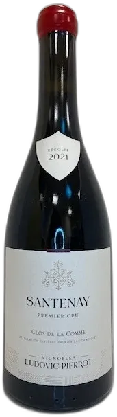 photo Domaine Ludovic Pierrot Santenay Clos de la Comme 1er Cru 2021 Bourgogne France