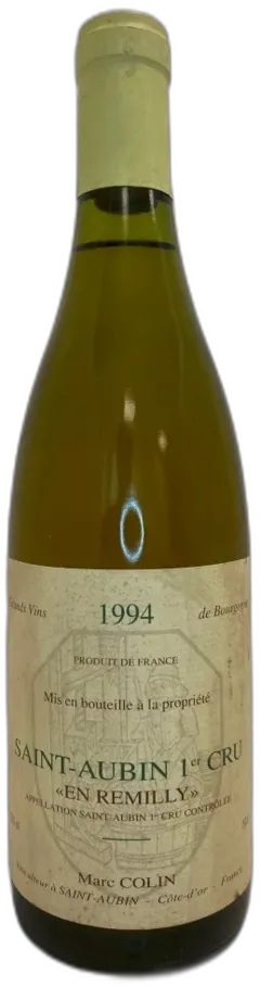 photo Domaine Marc Colin Saint-Aubin 1er Cru en Remilly 1994 Bourgogne France