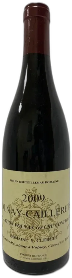 photo Domaine Yvon Clerget Volnay Cailleret 1er Cru 2009 Bourgogne France