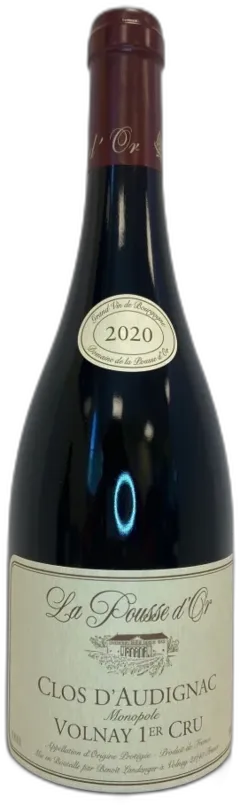 photo Domaine de la Pousse d'or Clos d'Audignac Monopole Volnay 1er Cru 2020 Bourgogne France