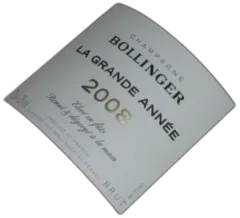photo Domaine Bollinger Grande Annee Brut Champagne 2008 Champagne France