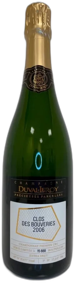 photo Domaine Duval Leroy Precieuses Parcelles Clos des Bouveries Champagn 2006 Champagne France