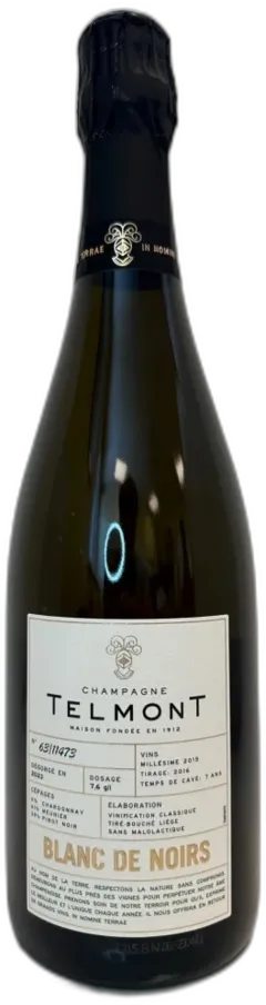 photo Telmont Blanc de Noirs Champagne 2015 Champagne France