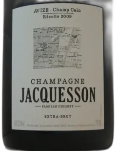 photo Domaine Jacquesson Champ Cain Brut Champagne Grand Cru 'Avize' 2009 Champagne France