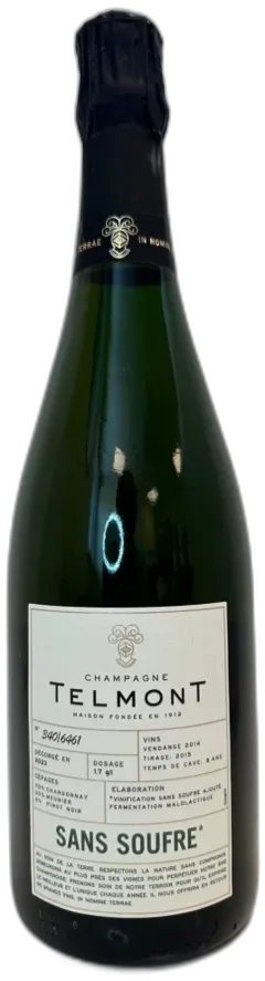 photo Telmont Sans Soufre Champagne 2014 Champagne France