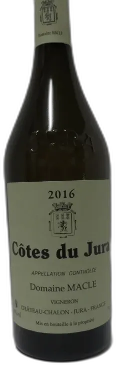 illustration du vin Domaine Macle Tradition Chardonnay-Savagnin Cotes de Jura 2016 Jura Savoie France