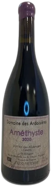 image du vin Domaine des Ardoisieres Amethyste 2020 Jura Savoie France