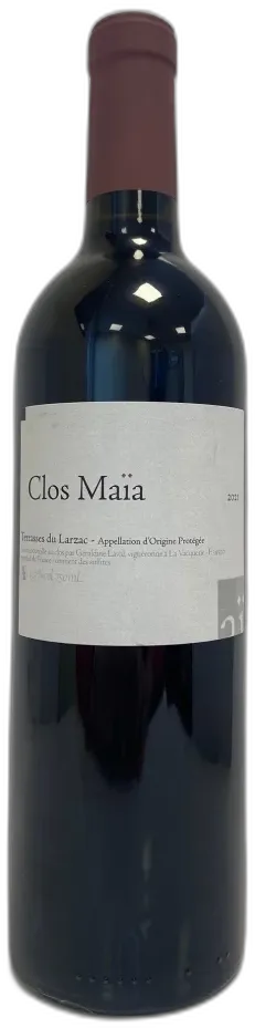 aperçu du vin Clos Maia Terrasses du Larzac Rouge 2021 Languedoc Roussillon France