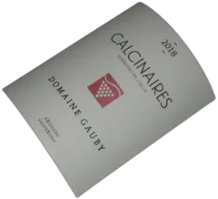 photo Domaine Gauby Calcinaires 2018 Languedoc Roussillon France