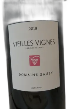 photo Domaine Gauby Vieilles Vignes Cotes Catalanes Rouge 2018 Languedoc Roussillon France