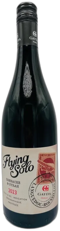 photo Domaine Gayda Flying Solo Rouge Grenache Syrah 2023 Languedoc Roussillon France