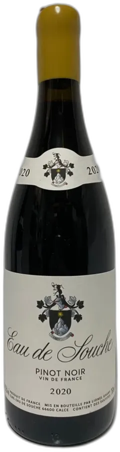 photo du vin Domaine Eau de Souche Pinot Noir 2020 Languedoc Roussillon France