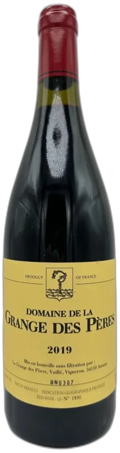 photo Domaine la Grange des Peres Vin de Pays de l’Herault Rouge 2019 Languedoc Roussillon France