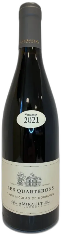photo Domaine Amirault les Quarterons Saint Nicolas de Bourgueil Rouge 2021 Pays de Loire France