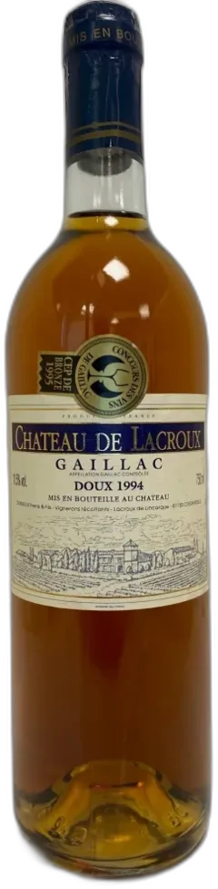 photo Château de Lacroux Gaillac Doux 1994 Sud Ouest France