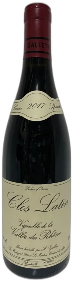 photo Domaine Gallety Clos Latin 2017 Vallée du Rhône France