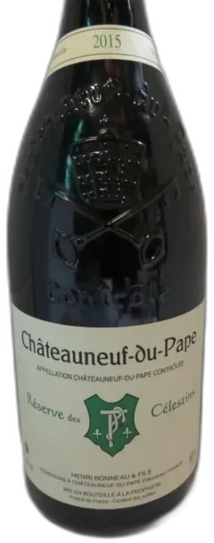 image du vin Domaine Henri Bonneau Reserve des Celestins 2015 Vallée du Rhône France