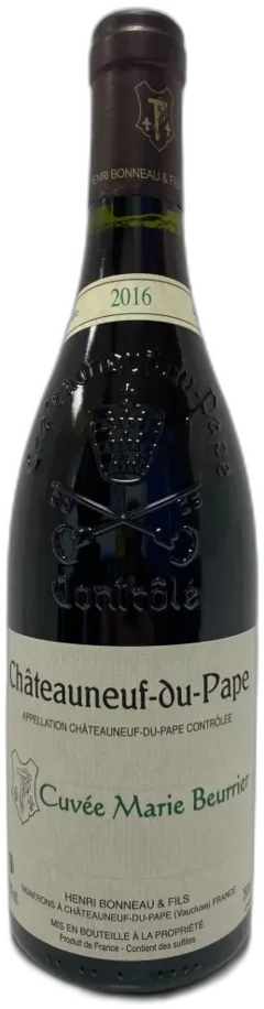 photo Domaine Henri Bonneau Cuvee Marie Beurrier 2016 Vallée du Rhône France