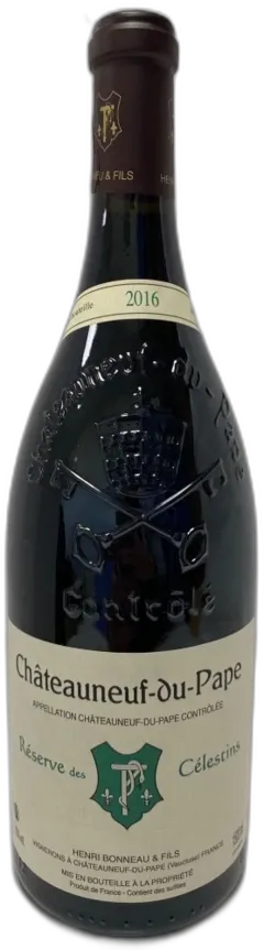 image du vin Domaine Henri Bonneau Reserve des Celestins 2016 Vallée du Rhône France