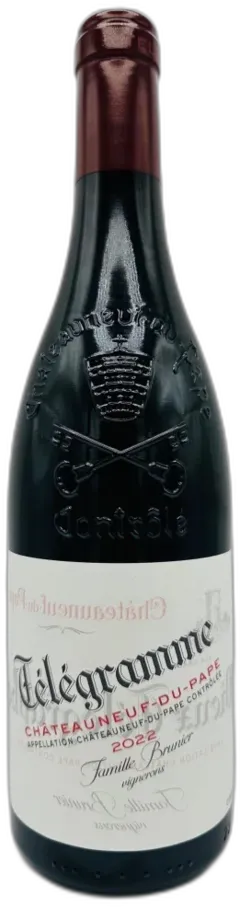 photo du vin Domaine Brunier Telegramme 2022 Vallée du Rhône France