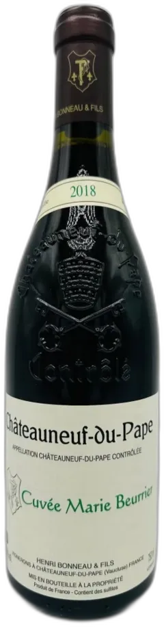 photo Domaine Henri Bonneau Cuvee Marie Beurrier 2018 Vallée du Rhône France