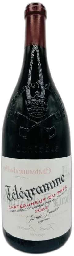 photo du vin Domaine Brunier Telegramme 2022 Vallée du Rhône France