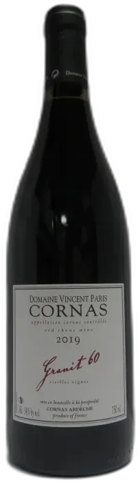 photo Domaine Vincent Paris Cornas Granit 60 2019 Vallée du Rhône France