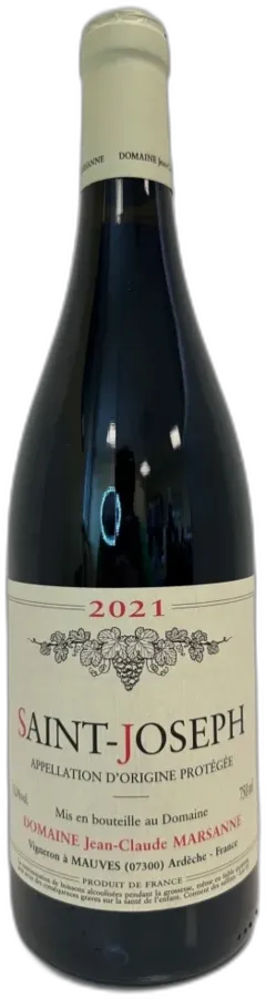 photo Domaine Jean-Claude Marsanne Saint Joseph Rouge 2021 Vallée du Rhône France