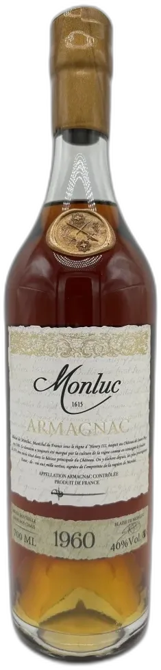 image du vin Monluc Armagnac Premium 1960 France
