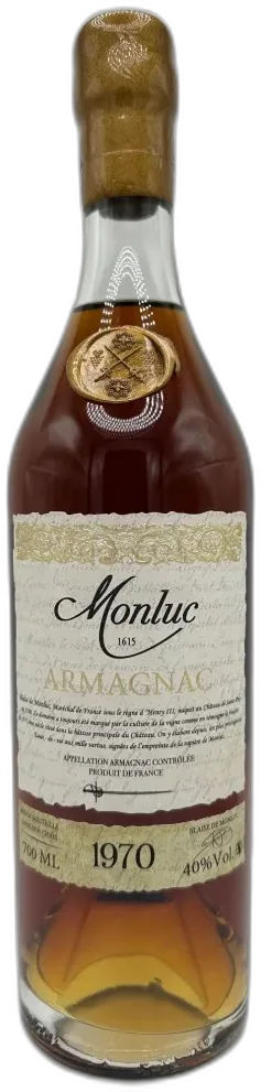 image du vin Monluc Armagnac Premium 1970 France