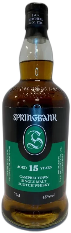 illustration du vin Springbank 15 Ans France