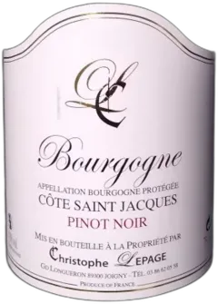 photo Bourgogne Côtes Saint-Jacques Pinot Noir
