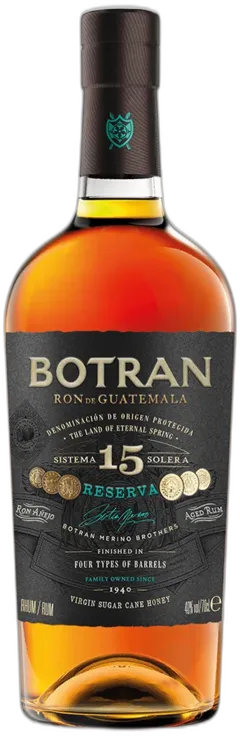 illustration du vin Botran 15 Ans