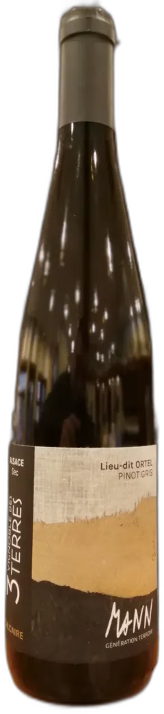 photo du vin Vignoble des 3 Terres Mann Pinot Gris Lieu-Dit Ortel 2018