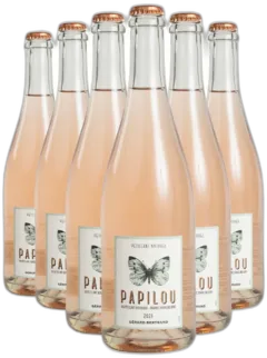 photo du vin Papilou Vin pã©Tillant Naturel Rosã© 2023 Lot