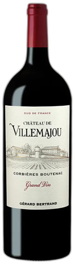 photo Château de Villemajou Grand Vin Rouge 2020 Magnum en Bois