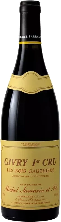 photo Domaine Sarrazin Michel et Fils Givry Rouge 1er Cru Bois Gauthiers 2023