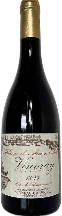 photo du vin Vouvray Sec Vigneau-Chevreau 'Clos de Rougemont de l'Abbaye de Marmoutier' a Bio