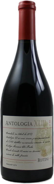 photo Rutini Wines Antologia Xliii Pinot Noir 2013 Argentine