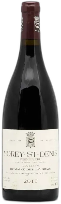 photo du vin Morey Saint Denis Premier Cru Rouge 2011 "les Loups"