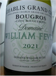 photo Chablis Grand Cru Bougros Cote Bouguerots 2021 Magnum Domaine William Fevre