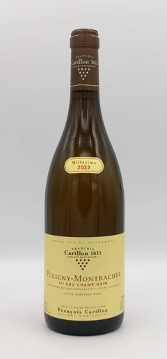 photo Bourgogne Puligny Montrachet 1 er Cru Champ Gain Blanc 2022 Domaine F Carillon