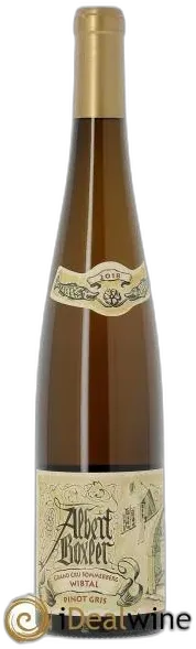photo Alsace Pinot Gris Grand Cru Sommerberg w Albert Boxler 2018