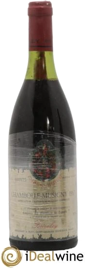 photo Chambolle-Musigny Tastevinage Domaine Faiveley 1987