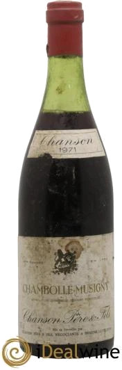 photo Chambolle-Musigny Domaine Chanson 1971