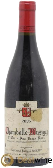 photo Chambolle-Musigny 1er Cru Aux Beaux Bruns Denis Mortet 2005