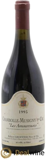 photo Chambolle-Musigny 1er Cru les Amoureuses Robert Groffier Père Fils 1995