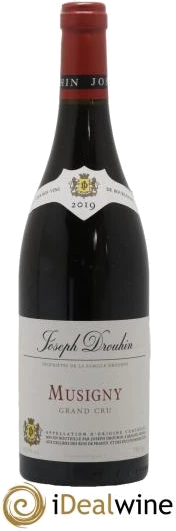 photo Musigny Grand Cru Joseph Drouhin 2019