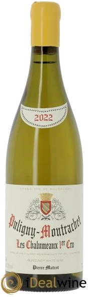 photo Puligny-Montrachet 1er Cru les Chalumeaux Matrot 2022